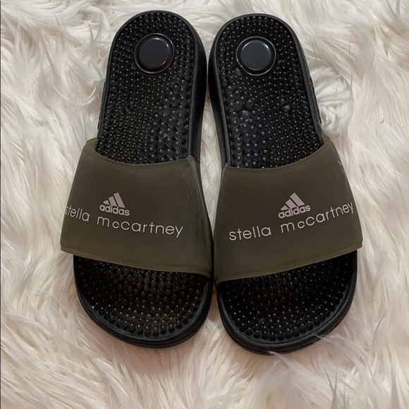 Adidas by Stella McCartney Shoes - SOLD! Adidas Stella McCartney Black Slides sz 8